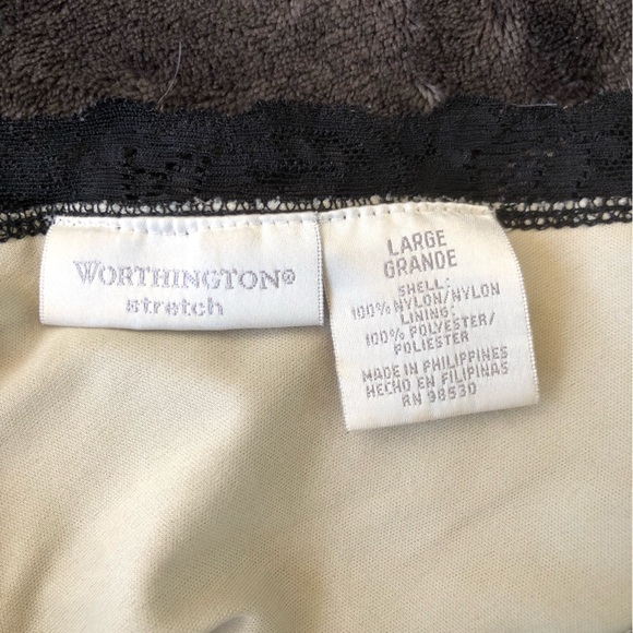 Vintage Worthington Mesh-Lace Black/Cream Tank-Top 90s/Alt - Picture 5 of 5